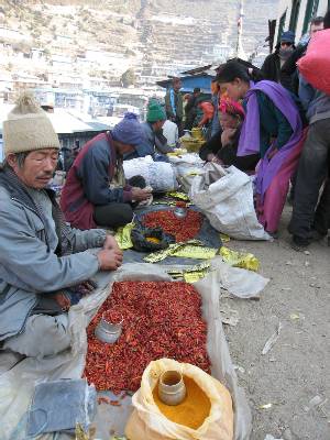 Namche piac (fotó: Paul Adler)