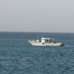 helyi halászhajó a Vörös-tengeren