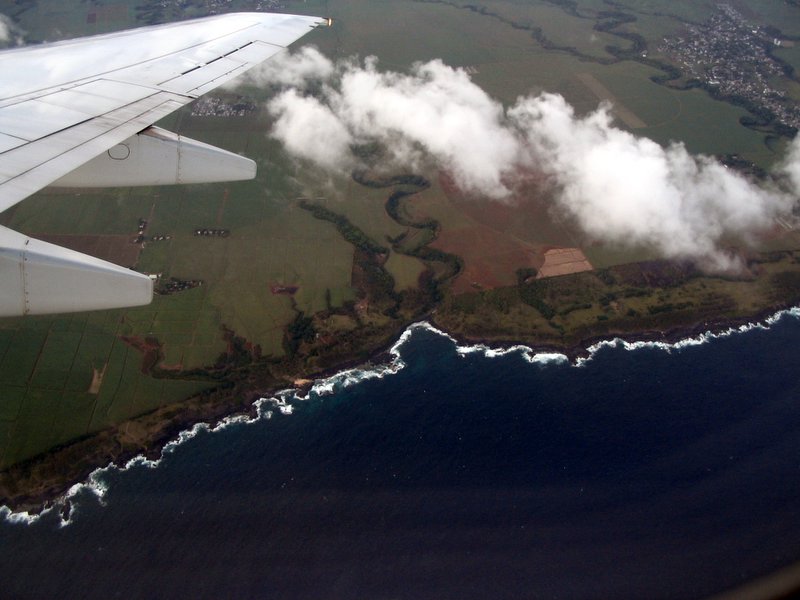 Mauritius a repülőről