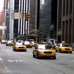 Jelenlegi Ford Crown Victoria taxi New York utcáján