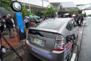 elektromos autó töltőállomás (fotó: Earth2Tech)